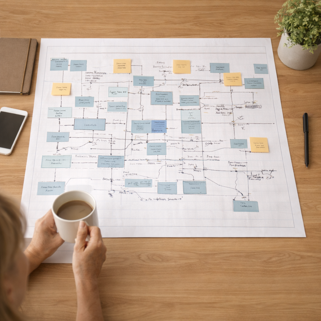 Konzept für ein Business-Fundament