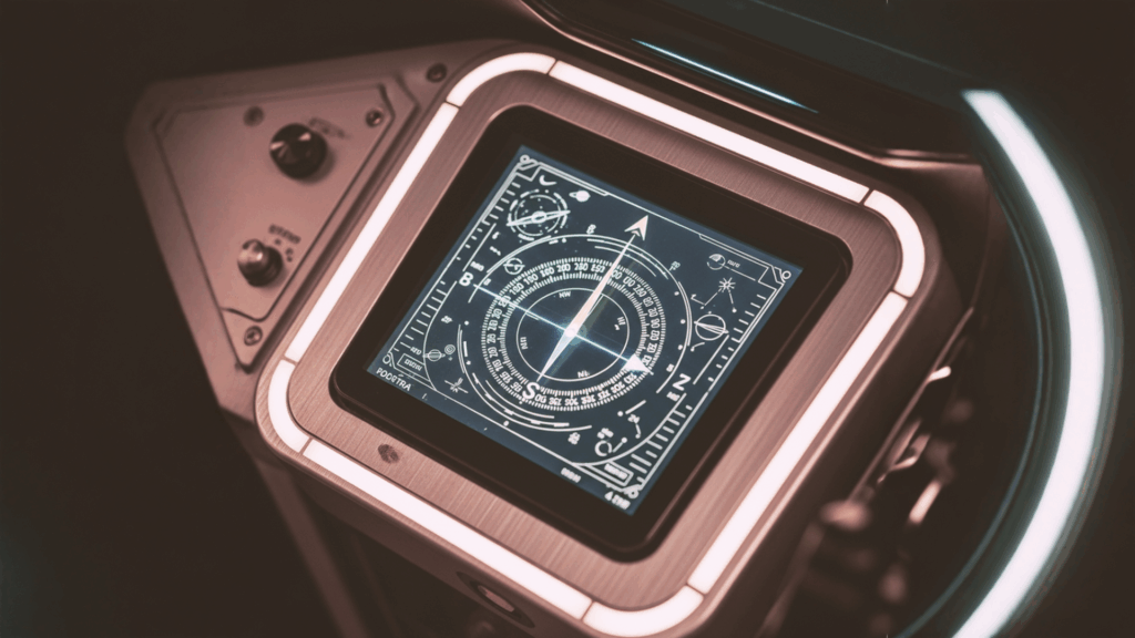 Futuristischer Kompass