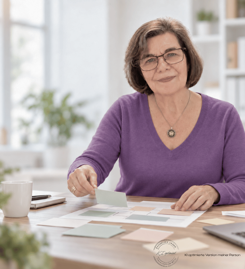 Angelika und Konzeptarbeit